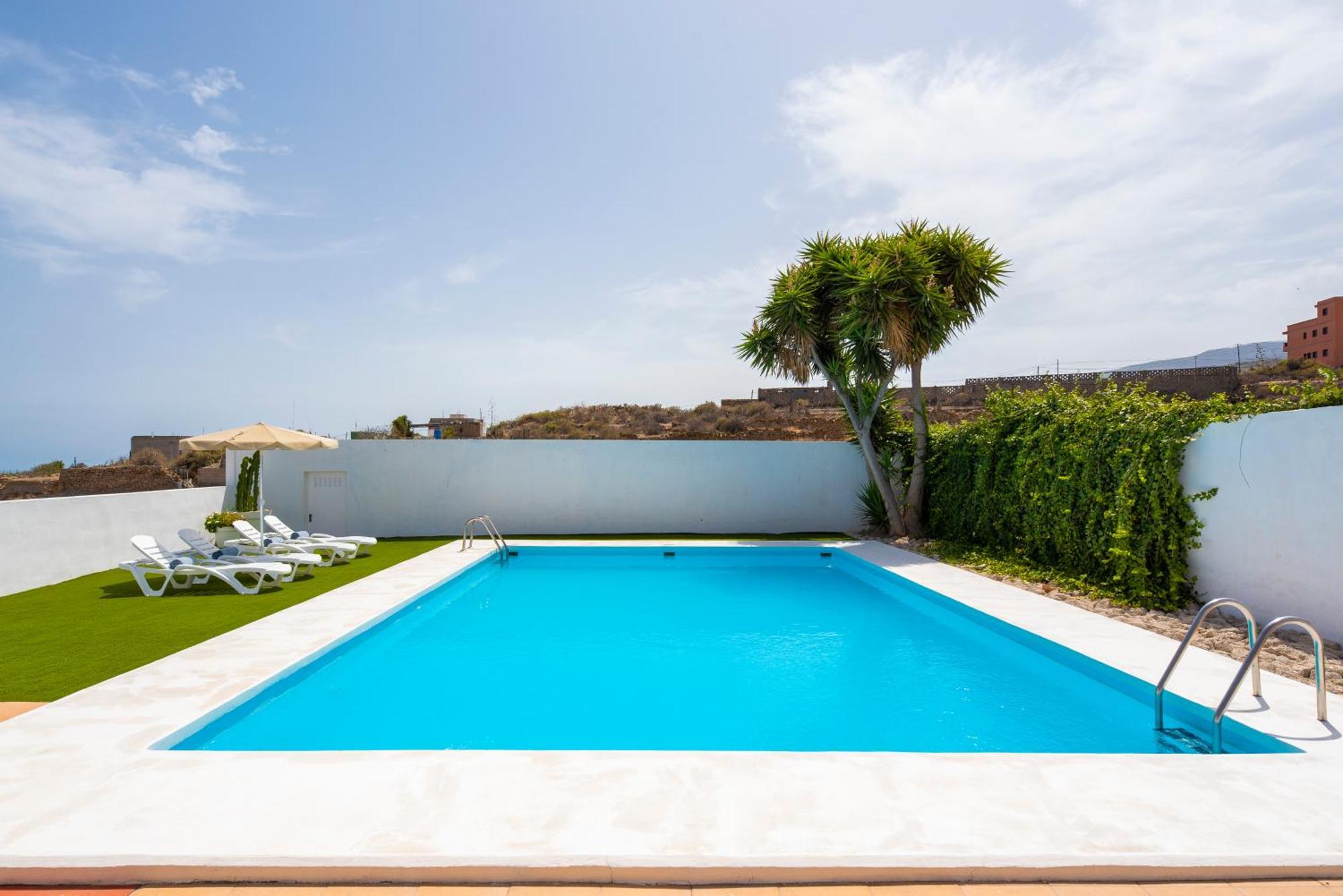 Вилла Private House With Pool & Garden Гуимар Экстерьер фото